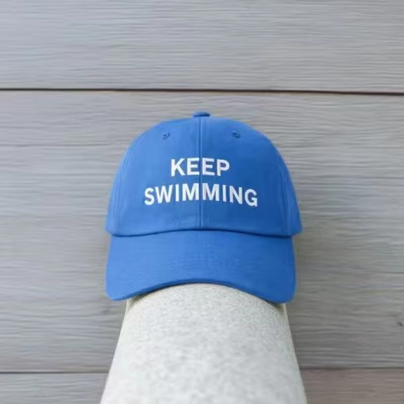Hat Snapback Cap - 2026 트렌디한 수영 모자, 새로운 레터