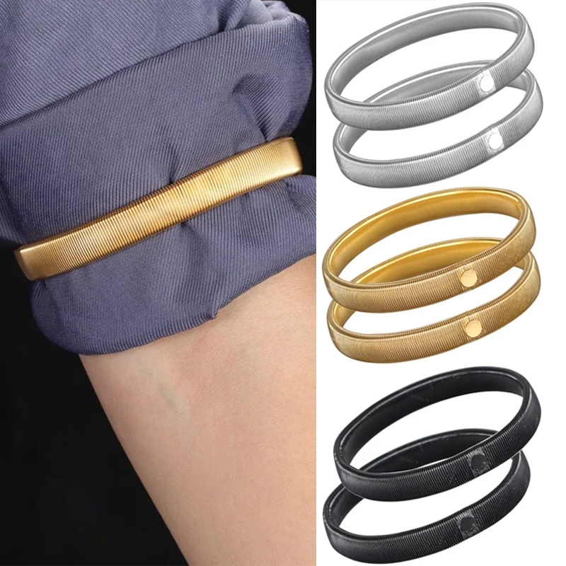 Men'S Accessories Clothing - 2Pcs 탄성 셔츠 슬리브 홀더, 남성