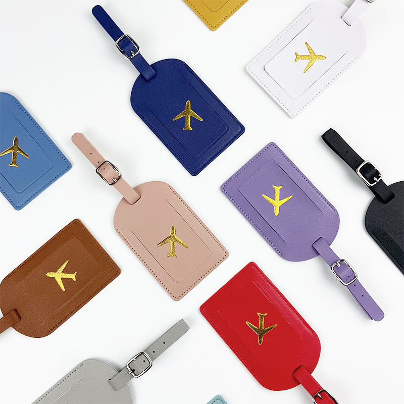 Men Accessories Name - 남녀공용 다채로운 PU 가죽 수하물 태그,