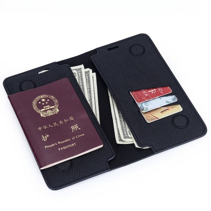 Men'S Minimalist Accessories - 슬림 미니멀리스트 여권 지갑, 천연 가죽