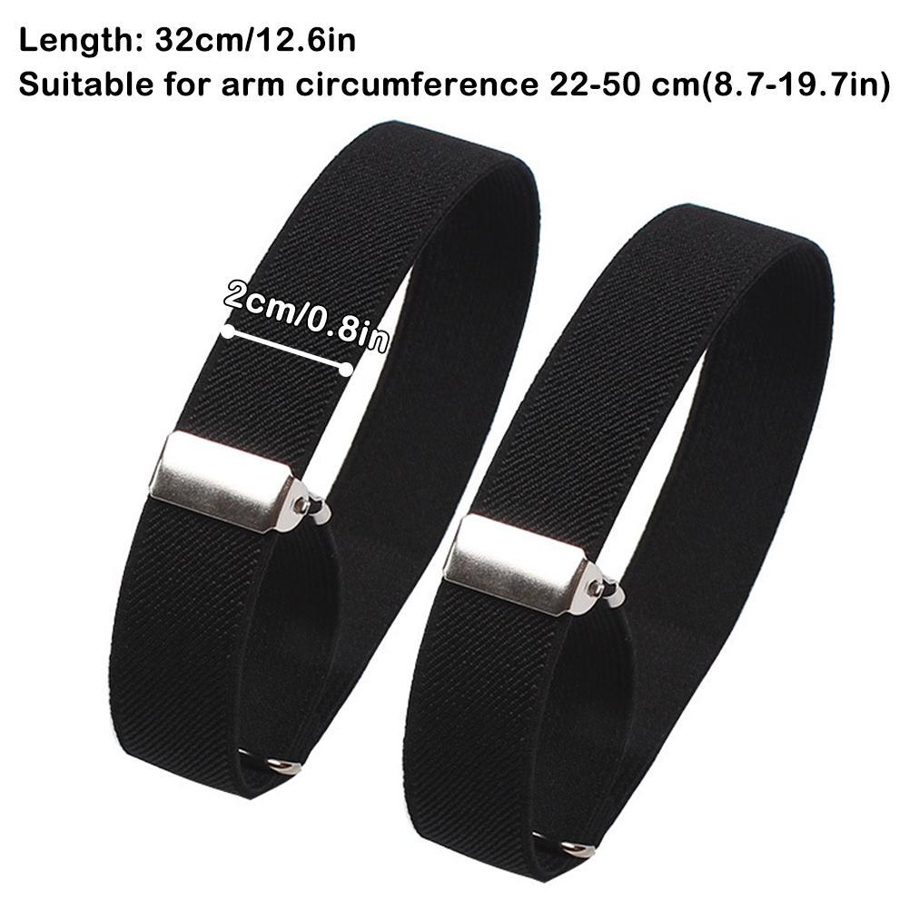 Men'S Accessories Clothing - 2pcs 조정 가능한 탄성 완장 셔츠