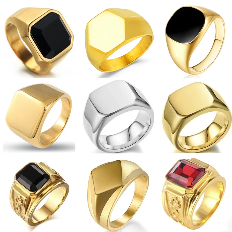 Men'S Accessories Jewelry Sale - 바이커 펑크 스타일 반지 폭 인장
