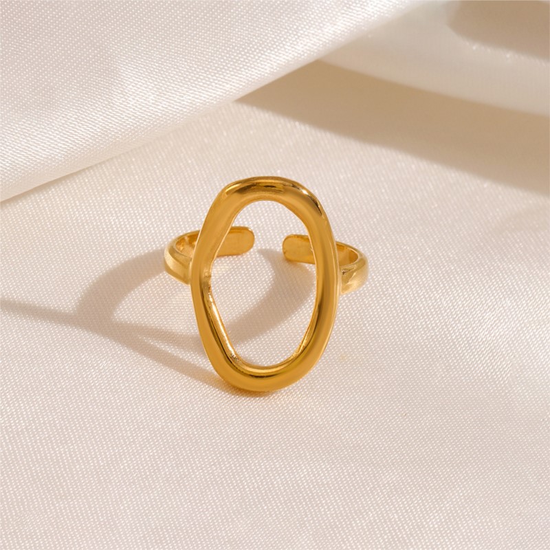Men'S Accessories Jewelry Sale - ANENJERY 316L 스테인레스 스틸 중공 타원형