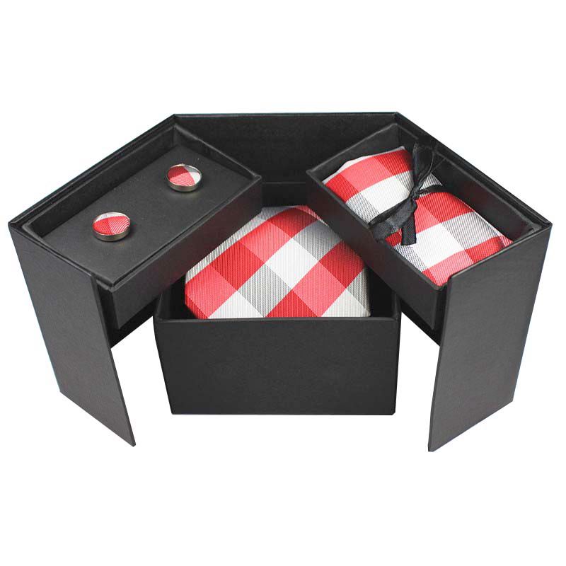 Neck Tie Set Box - GUSLESON 넥타이 세트, 자카드 직조 품질