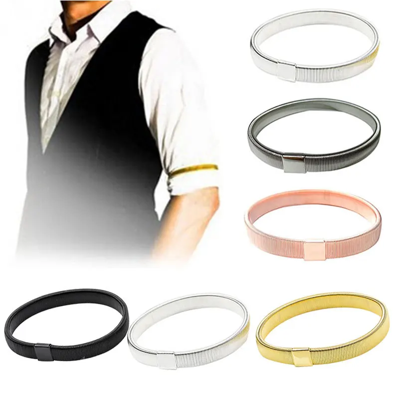 2pcs 남자 탄성 팔 밴드 남여 탄성 셔츠 슬리브 홀 - Men'S Accessories Clothing 리뷰 및 가격
