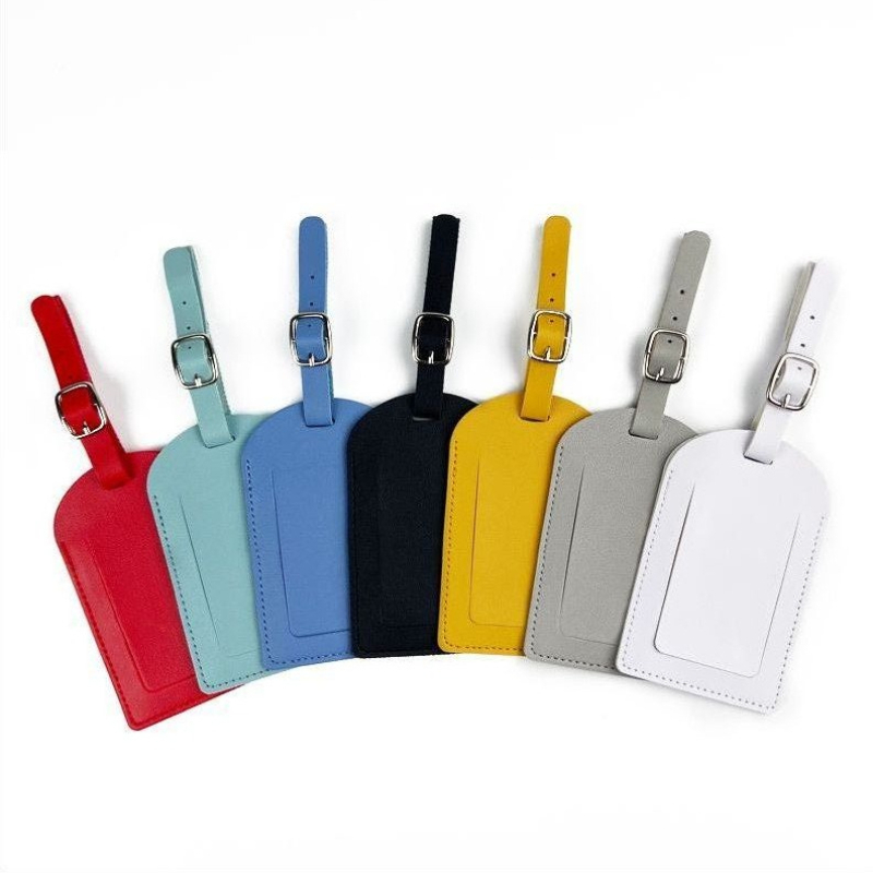 여성 남성 수하물 태그 PU 가죽 여행용품 여행 가방  - Men Accessories Name 리뷰 및 가격