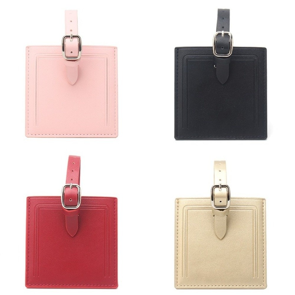 사각형 가죽 수하물 라벨, 시그니처 용지 여행 가방 이 - Men Accessories Name 리뷰 및 가격