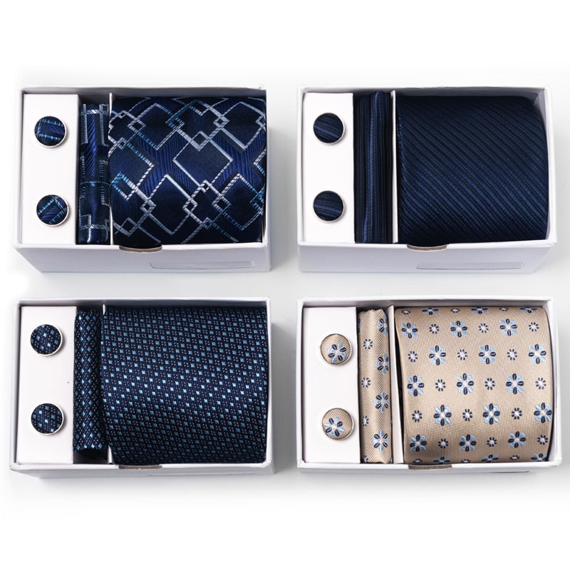 새로운 남자의 꽃 폴카 도트 멀티 컬러 스팟 선물 상자 - Neck Tie Set Box 리뷰 및 가격