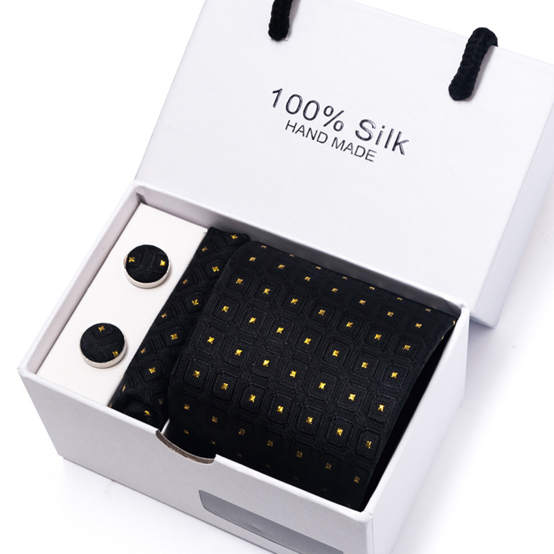 새로운 남자의 꽃 폴카 도트 멀티 컬러 스팟 선물 상자 - Neck Tie Set Box 리뷰 및 가격