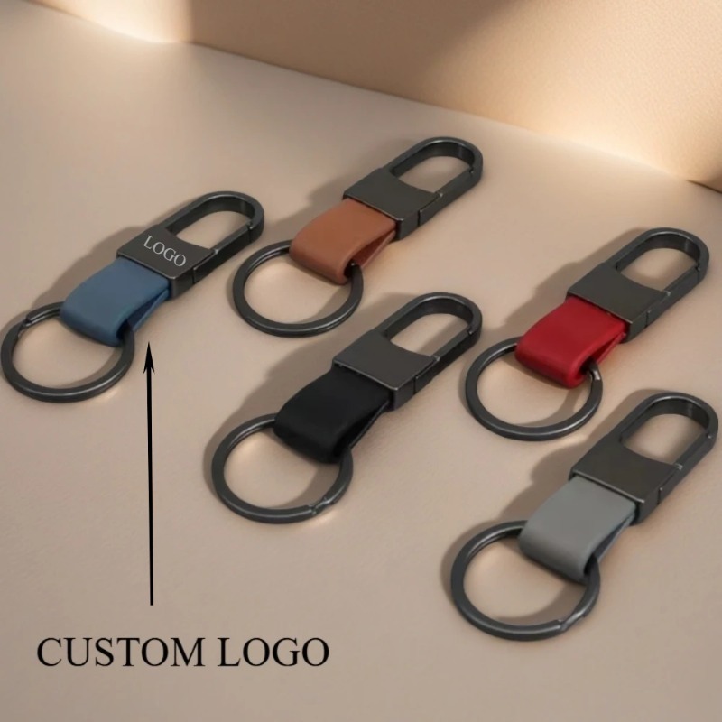 패션 가죽 열쇠 고리 사용자 정의 로고 이름 레이저 새 - Men Accessories Name 리뷰 및 가격