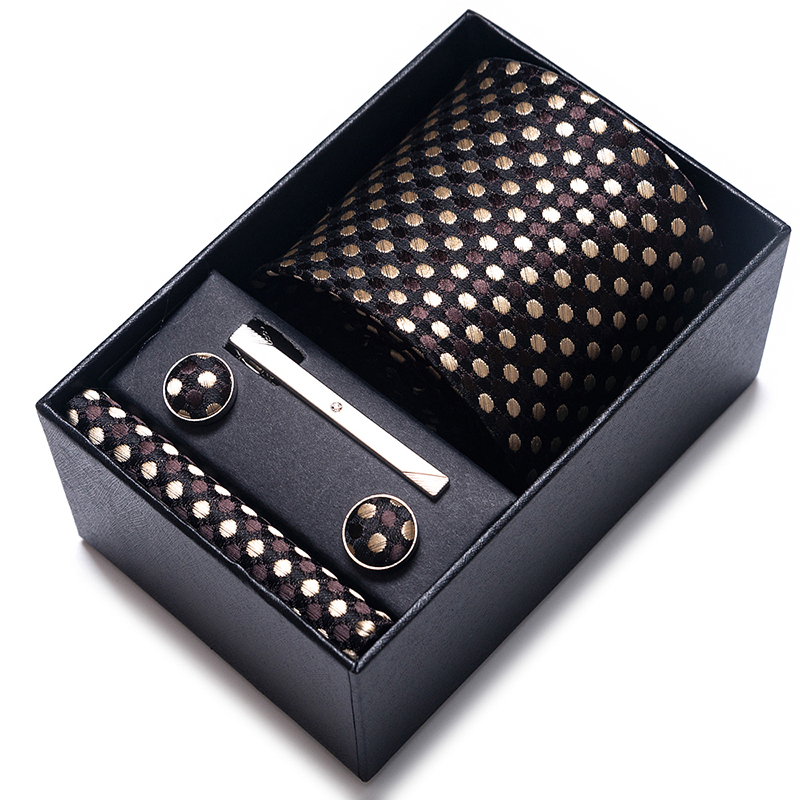 혼합 색상 도매 2023 새로운 스타일 실크 결혼 선물 - Neck Tie Set Box 리뷰 및 가격