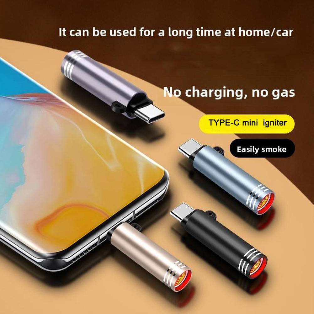 타입 C 미니 라이터 불어서 점화하는 방풍 무화염 전자 - Lighter Windproof 리뷰 및 가격