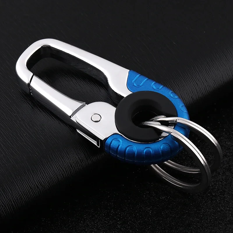 키체인 버클 남성용 스테인리스 스틸 키링 키 체인 훅  - Men Accessories Silver 리뷰 및 가격