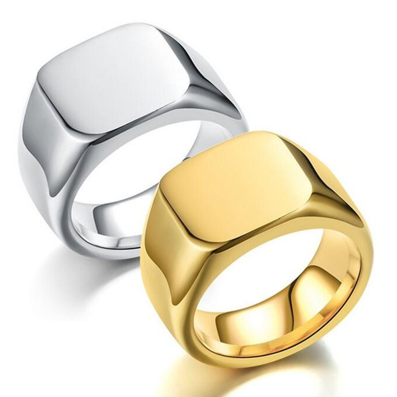 남자를위한 새로운 2025 금속 광택 반지 기하학적 너 - Men'S Accessories Jewelry Sale 리뷰 및 가격