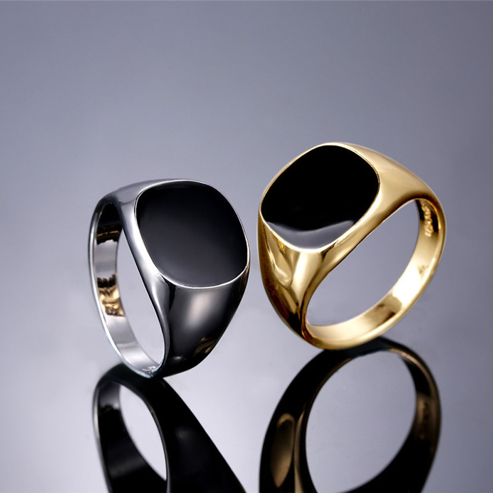남자를위한 새로운 2025 금속 광택 반지 기하학적 너 - Men'S Accessories Jewelry Sale 리뷰 및 가격
