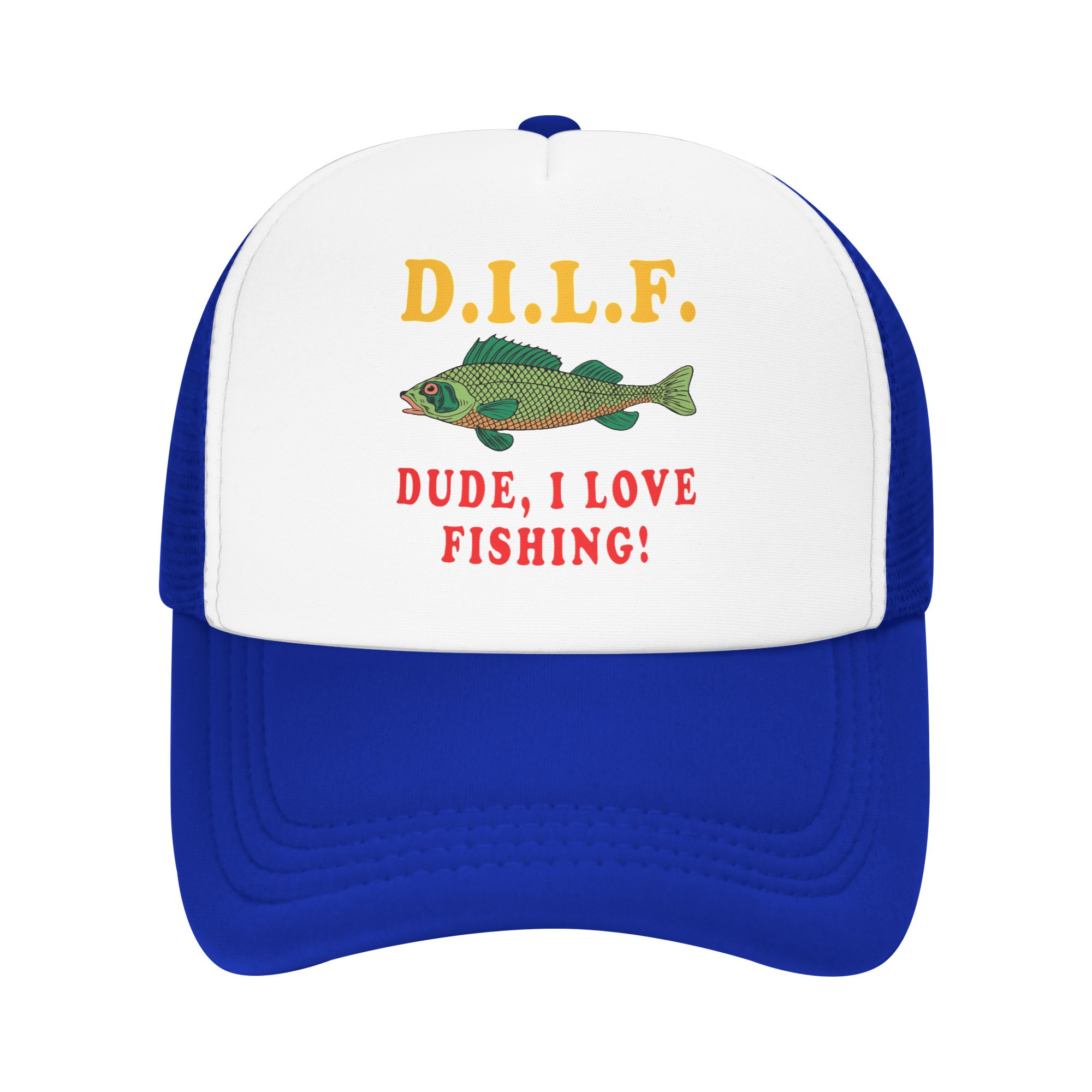 Dude I Love Fishing DILF Meme  - Hat Snapback Cap 리뷰 및 가격