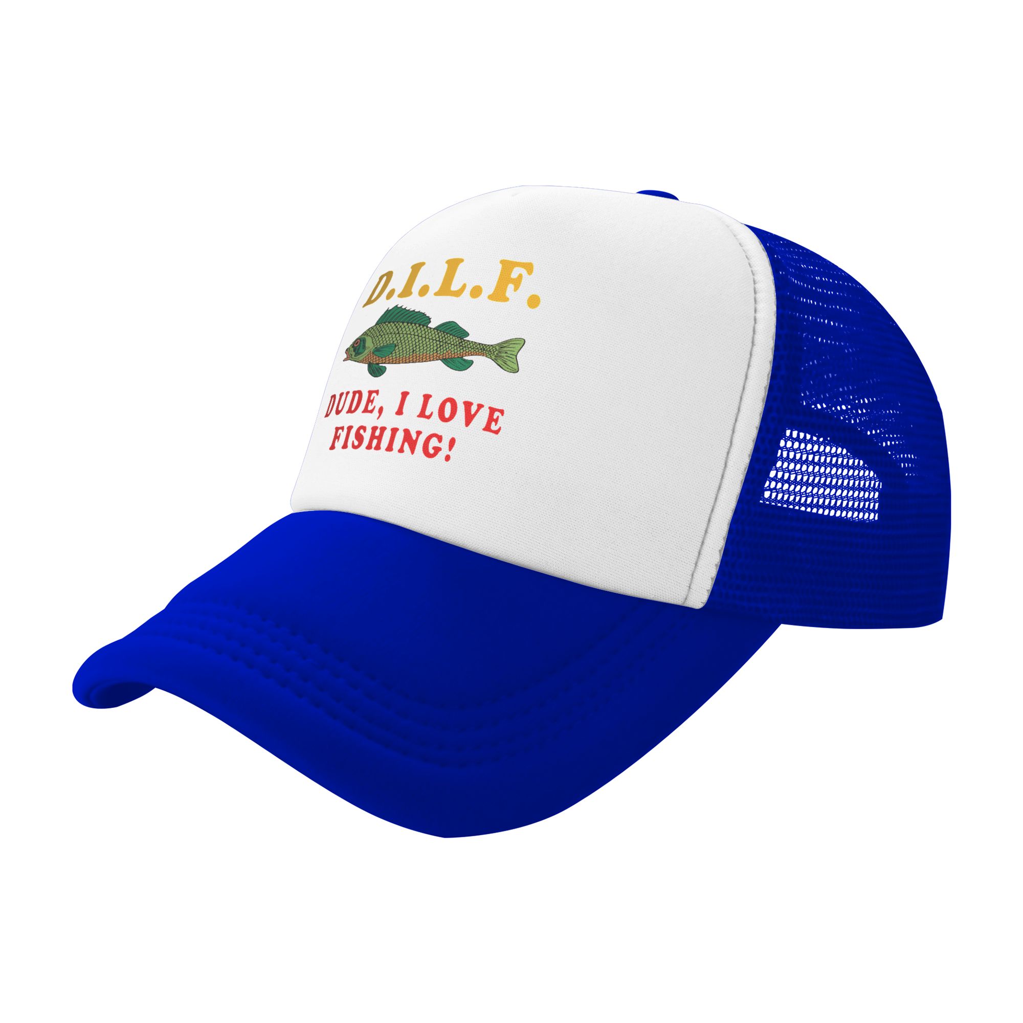 Dude I Love Fishing DILF Meme  - Hat Snapback Cap 리뷰 및 가격