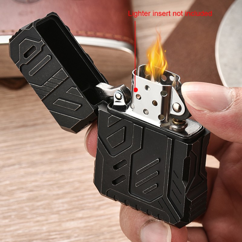 티타늄 합금 라이터 케이스 남성용 아버지 선물 라이터  - Lighter Windproof 리뷰 및 가격