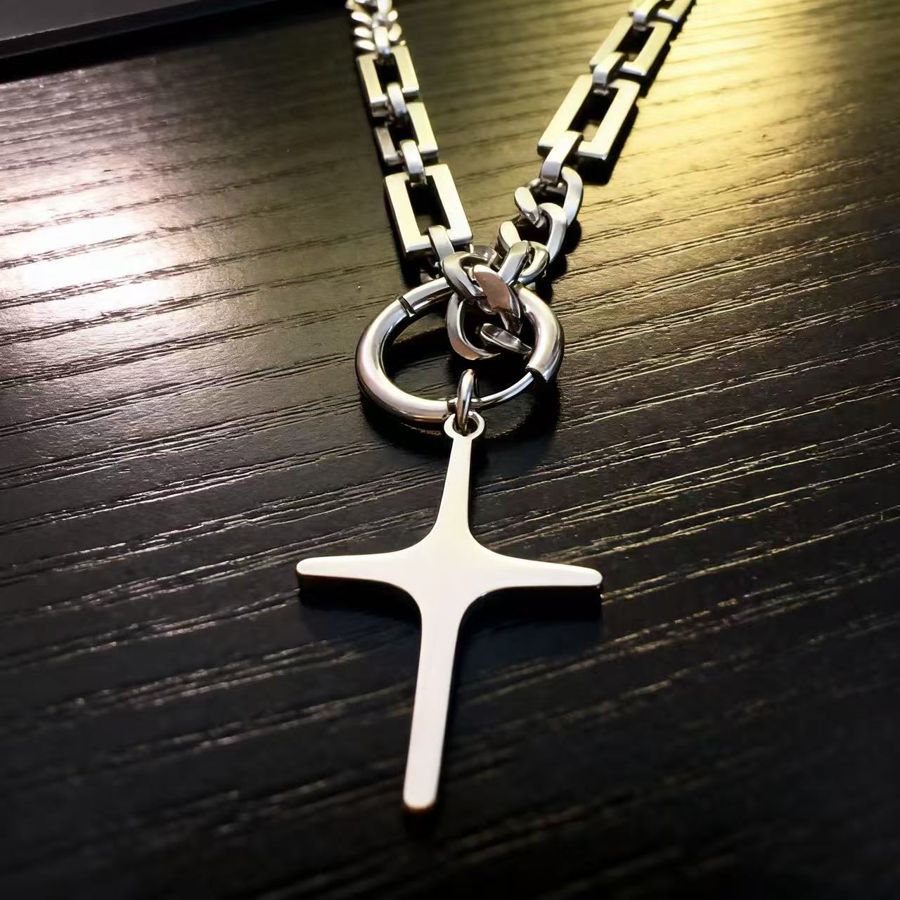 HNSP 316L 스테인레스 스틸 원 투 체인 스타 크 - Men'S Minimalist Accessories 리뷰 및 가격