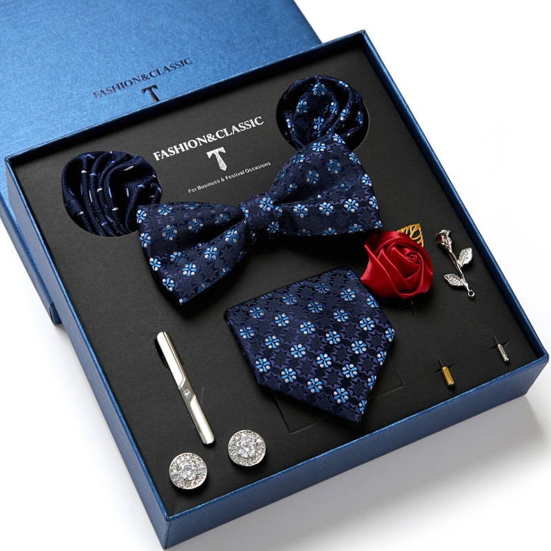 녹색 남성 넥타이 선물 상자 페이즐리 실크 넥타이 나비 - Neck Tie Set Box 리뷰 및 가격