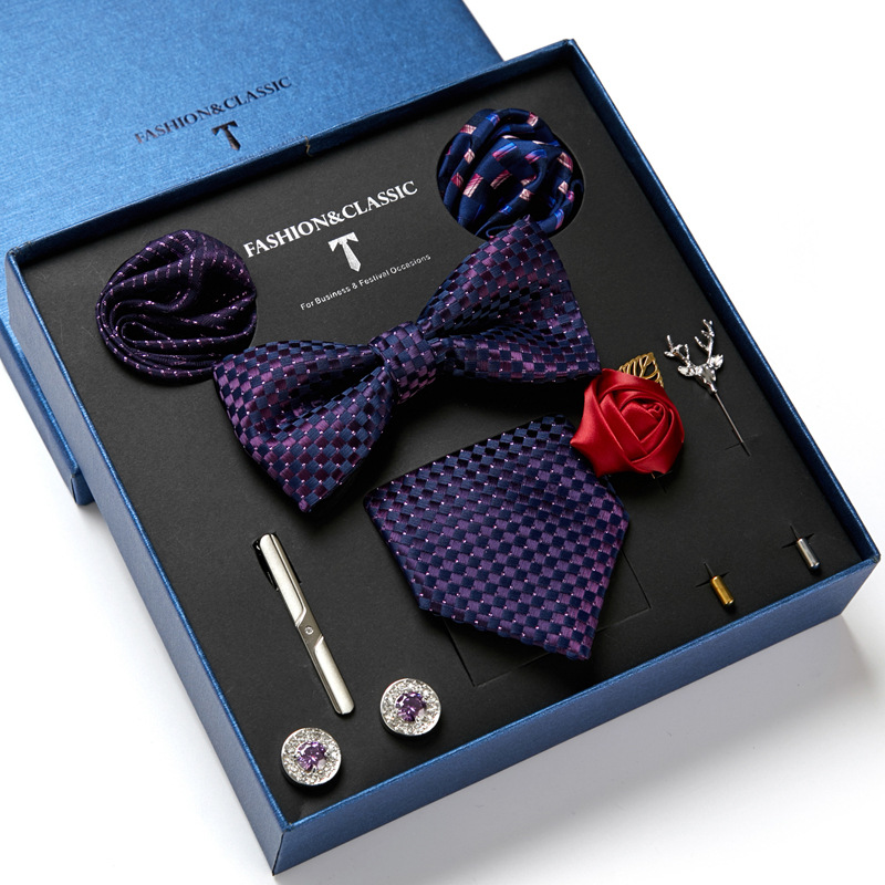 녹색 남성 넥타이 선물 상자 페이즐리 실크 넥타이 나비 - Neck Tie Set Box 리뷰 및 가격