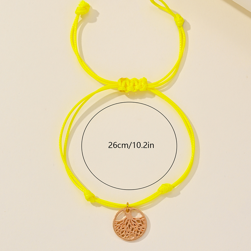 보헤미안 옐로우 크리에이티브 레터 펜던트 팔찌, 남녀공 - Men'S Accessories Jewelry Sale 리뷰 및 가격