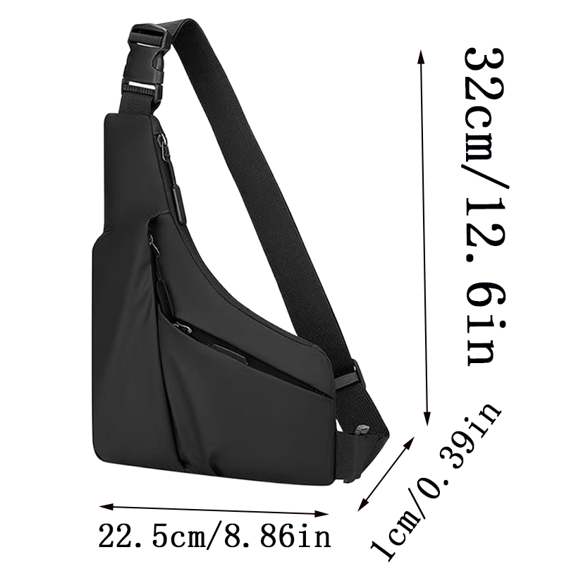 슬림하고 얇은 내마모성 가슴 슬링백 발수 경량 남성 크 - Men Accessories To Wear 리뷰 및 가격