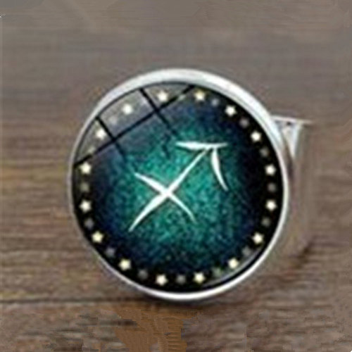 남녀공용 12 별자리 발광 반지, 형광 발광 반지, 커 - Men'S Accessories Jewelry Sale 리뷰 및 가격