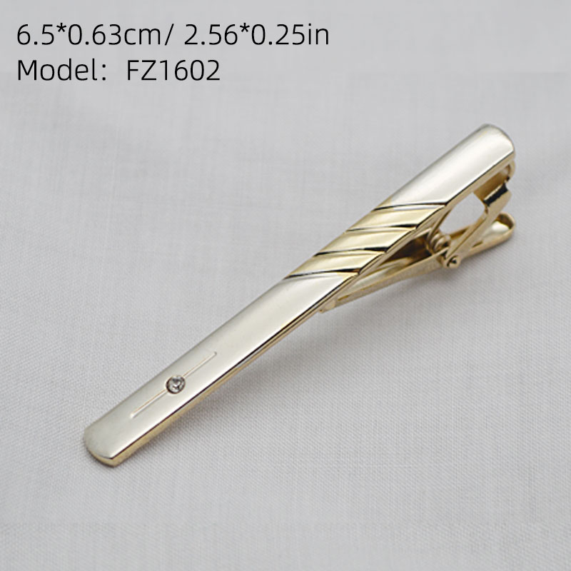 남성용 타이 클립 1개, 금색과 은색, 라인스톤 장식, - Men Accessories Silver 리뷰 및 가격