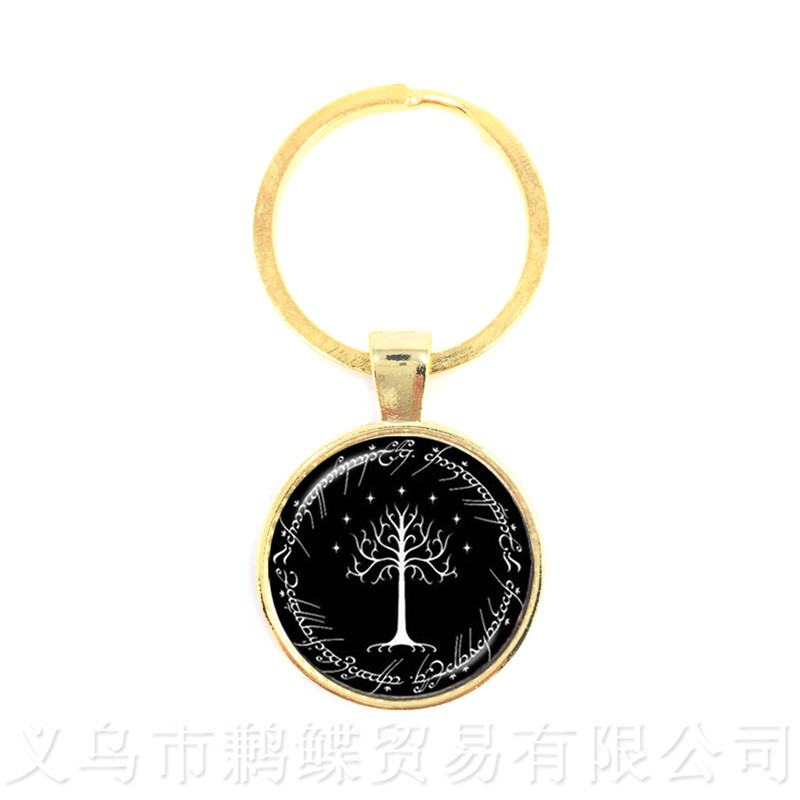 뜨거운 판매 생명의 나무 유리 카보 숑 열쇠 고리 펜던 - Men'S Accessories Jewelry Sale 리뷰 및 가격
