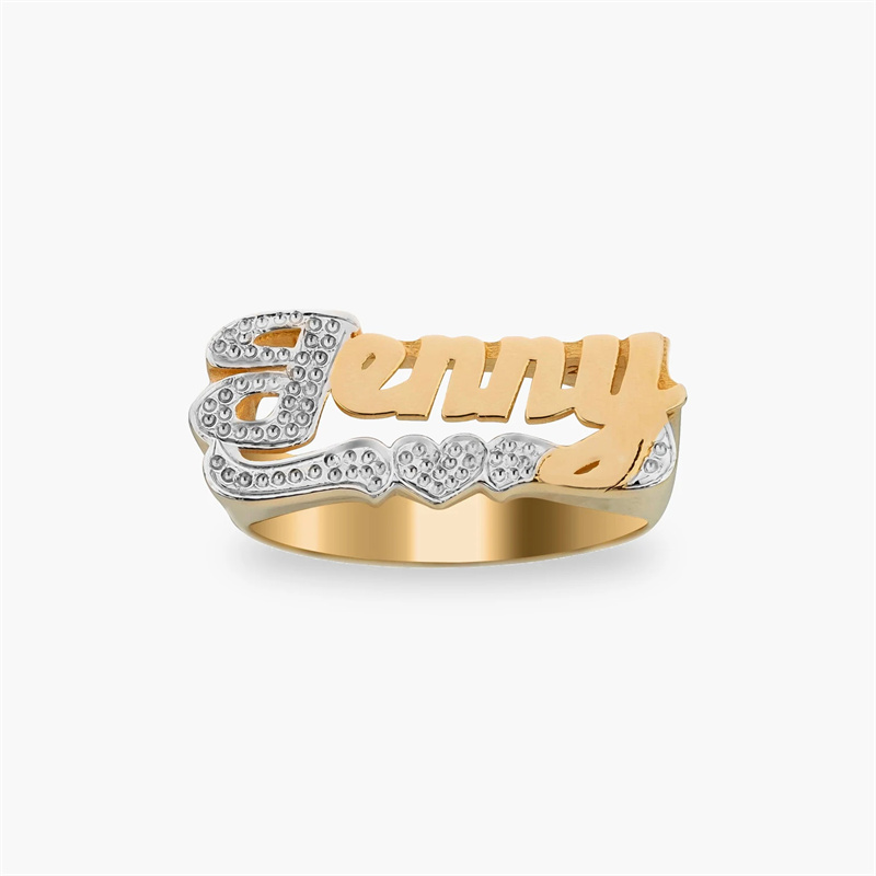하트 맞춤 더블 도금 힙합 록 액세서리, 18K 골드  - Men Accessories Name 리뷰 및 가격