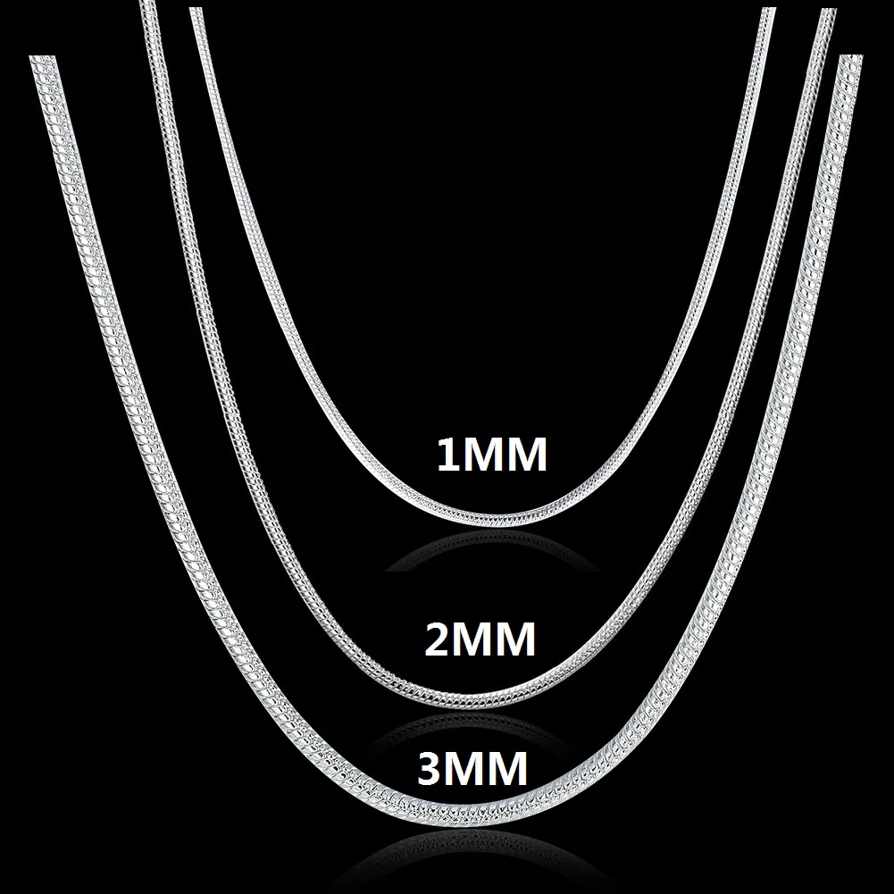 뜨거운 판매 925 스털링 실버 참 1MM/2MM/3M - Men'S Accessories Jewelry Sale 리뷰 및 가격