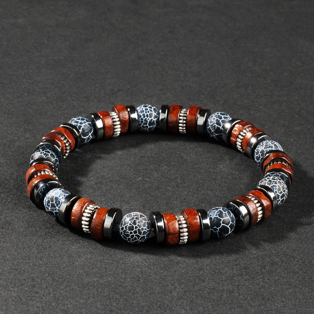 핫세일 남성 천연석 나무 소재 스포티 빈티지 웨더드 아 - Men'S Accessories Jewelry Sale 리뷰 및 가격