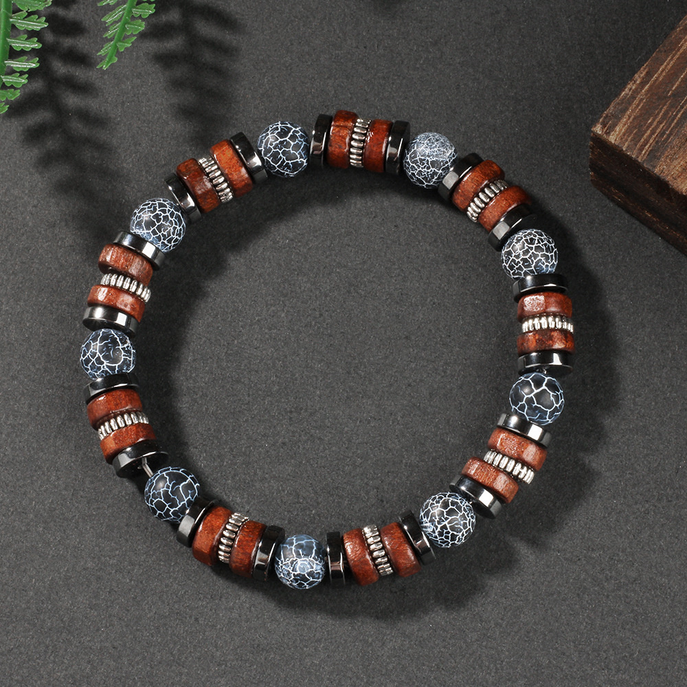 핫세일 남성 천연석 나무 소재 스포티 빈티지 웨더드 아 - Men'S Accessories Jewelry Sale 리뷰 및 가격