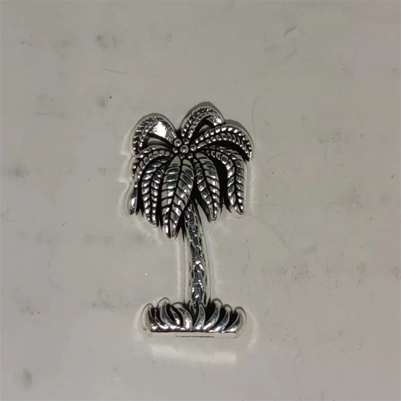 창의적인 실버 코코넛 나무 DIY 합금 배지 (ZP 조 - Men Accessories Silver 리뷰 및 가격