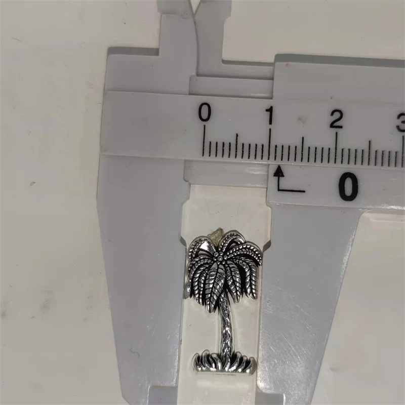 창의적인 실버 코코넛 나무 DIY 합금 배지 (ZP 조 - Men Accessories Silver 리뷰 및 가격